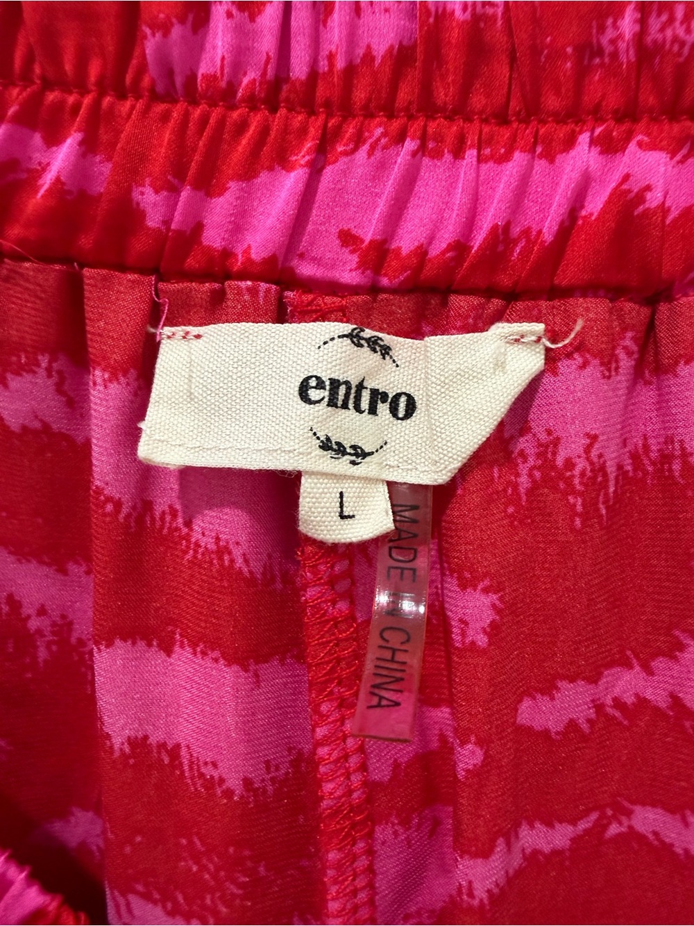 💖🪩entro Zebra Print Tiered Ruffle Mini Skirt in Hot Pink and Red Colorway🪩💖 - Picture 5 of 5